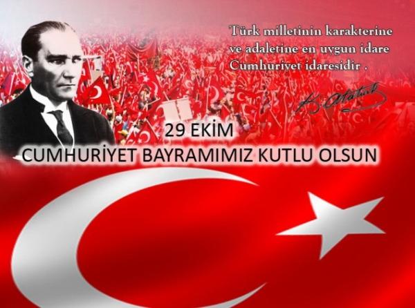 29 Ekim Cumhuriyet Bayramımız Kutlu Olsun..