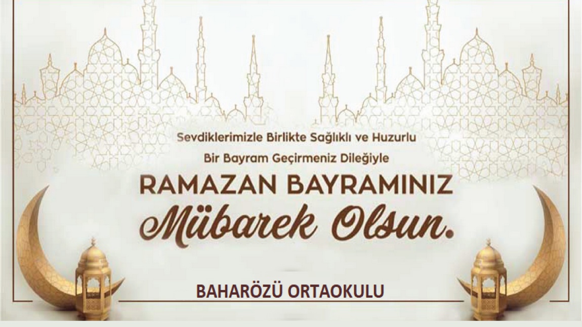 Ramazan Bayramınız Mübarek Olsun..